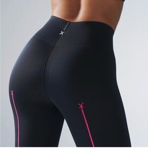 Savage X Fenty Black Pink Hotline High-Waist Legging